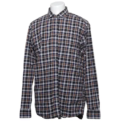 Flanellskjorta (Blå, Brun, Svart, Vit) från Oscar of Sweden Bomull