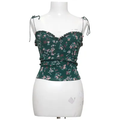 Crop top (Green, Pink) from Reformation Viscose