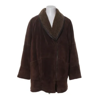 Shearlingjacka (Brun) från Gianfranco Ferré Akryl, Skinn, Polyester