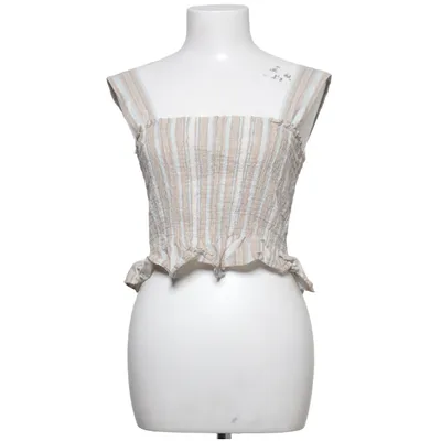Crop top (Beige, Blå, Vit) från Uniqlo
