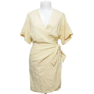 Robe portefeuille (Jaune) de United Colors of Benetton Coton, Viscose