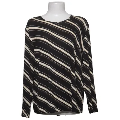 Top (Schwarz, Beige) von Eugen Klein Elasthan, Viskose