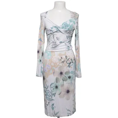 Kleid (Weiß, Mehrfarbig) von Ashley Brooke Elasthan, Viskose