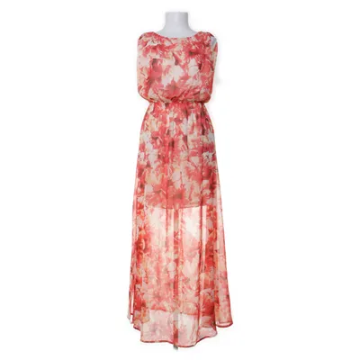Maxi jurk (Rood, Meerkleurig) van Bik Bok Polyester