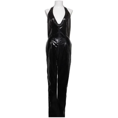 Jumpsuit (Black) from Black Level Polyester, Polyurethane