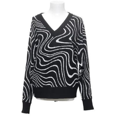 Sweater (Black, White) from Christian Siriano Acrylic, Polyamide, Polyester, Wool
