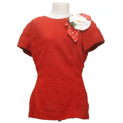 Haut (Rouge) de Lange Viscose