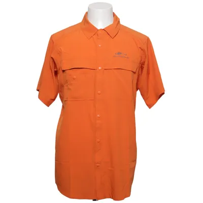 Chemise à manches courtes (Orange) de Grundéns Élasthane, Polyester