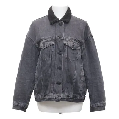 Fodrad jeansjacka (Grå) från Mango Denim Akryl, Bomull, Polyamid, Polyester