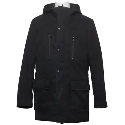 Parka (Noir) de Hugo Duvet, Plume, Polyester