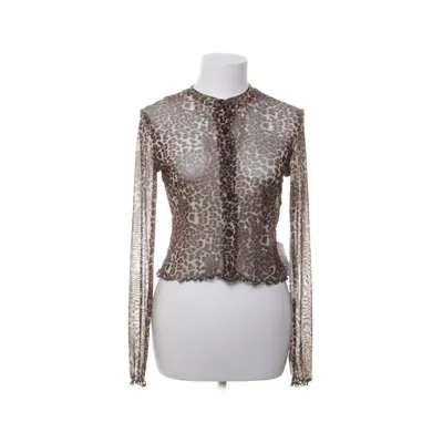 Top (Brown, Multicolored) from ASOS Design Elastane, Polyester