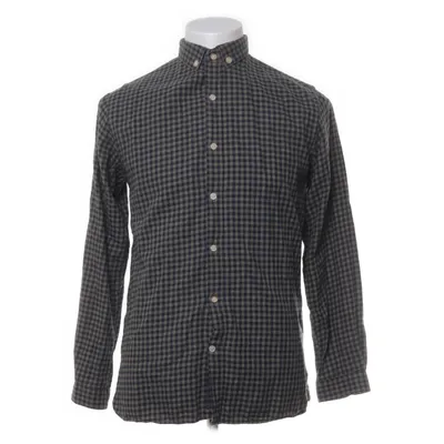 Chemise en flanelle (Bleu, Gris) de Knowledge Cotton Apparel Coton