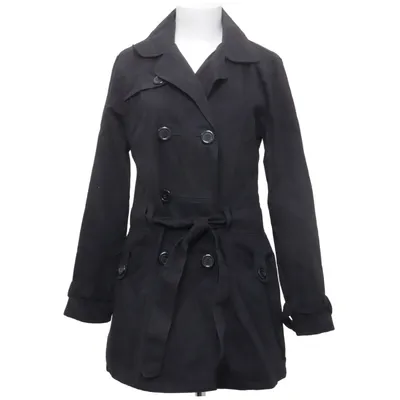 Trench coat (Black) from Mim Polyester