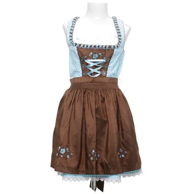 Dirndl (Blå, Brun, Hvid) fra Landhaus Polyester