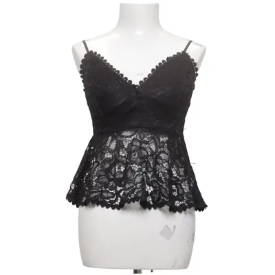 Crop top (Noir) de New Look Élasthane, Polyamide, Polyester
