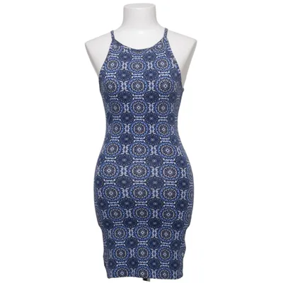 Jurk (Blauw, Wit) van Tally Weijl Katoen, Elastaan