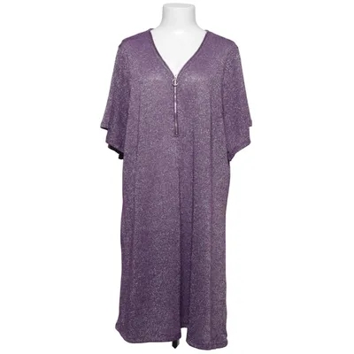 Kjole (Lilla, Sølv) fra Cellbes Woman Metallfiber, Polyester