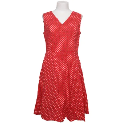 Dress (Red, White) from Bridesmay Cotton, Elastane
