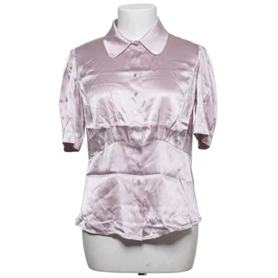 Short sleeve shirt (Pink) from Ril's Elastane, Silk