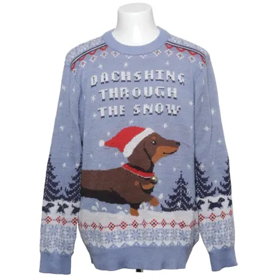 Jultröja (Blå, Flerfärgad) från H&M Polyester
