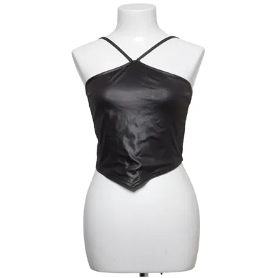 Halterneck top (Grå) fra ASOS Design Elastan, Polyester