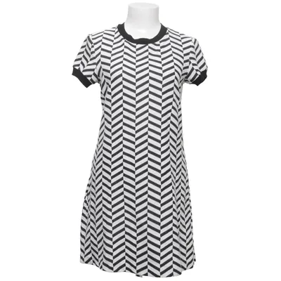 Dress (Black, White) from Zara Woman