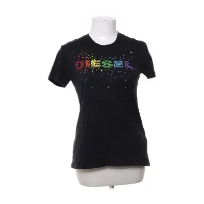 T-shirt (Sort, Gul, Flerfarvet) fra Diesel Bomuld
