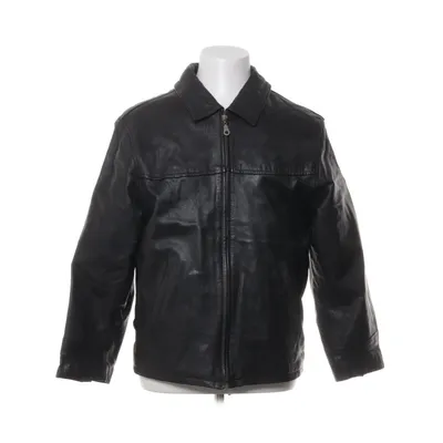 Läderjacka (Svart) Skinn, Mocka