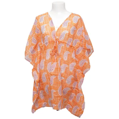 Kaftan (Orange, Vit, Lila) från Fragonard Bomull