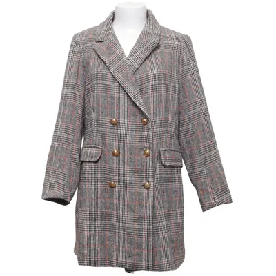 Manteau (Gris, Multicolore) de Lusa Élasthane, Polyester