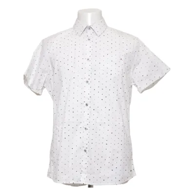 Chemise à manches courtes (Blanc, Noir) de No Excess Coton, Élasthane