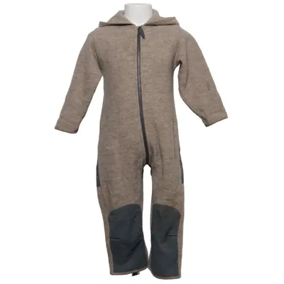 Outdoor Overall (Beige, Grau) von Hessnatur Wolle