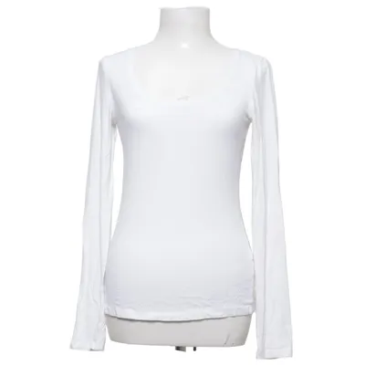 Langarmshirt (Weiß) von Review Baumwolle, Elasthan, Modal
