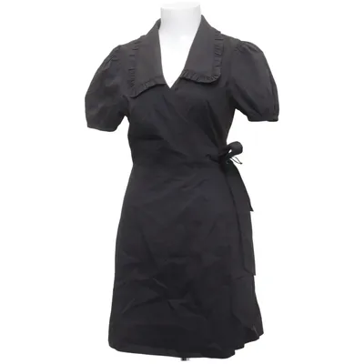 Robe portefeuille (Noir) de Glamorous Coton, Élasthane, Polyamide, Viscose