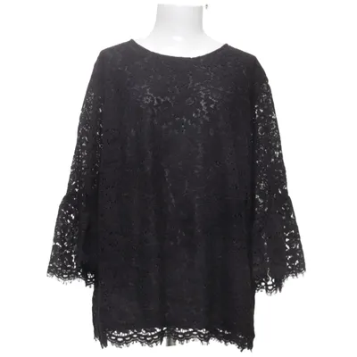 Top (Zwart) van H&M+ Katoen, Lyocell, Polyamide, Polyester, Viscose