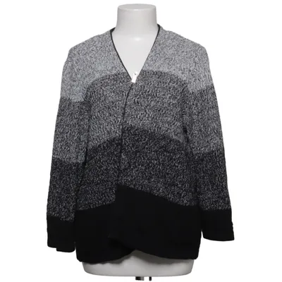 Strickjacke (Grau, Schwarz, Weiß) von Alfred Dunner Acryl, Baumwolle, Polyamid, Viskose