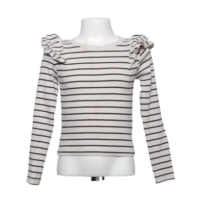 Langarmshirt (Beige, Schwarz) von Zara Baumwolle, Elasthan