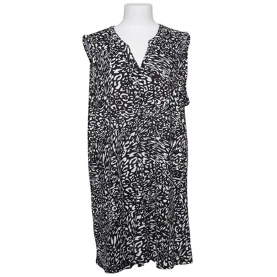 Tank Top (Black, White) from Laura Torelli Elastane, Polyester