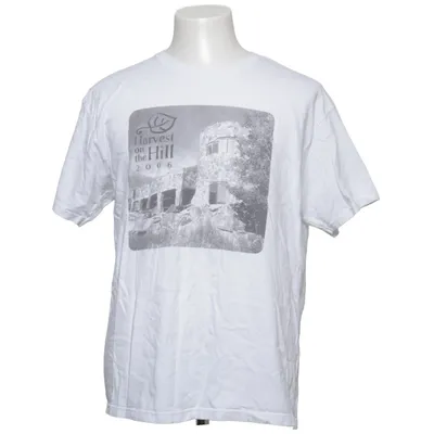 T-shirt (Hvid) fra Hanes Heavyweight Bomuld