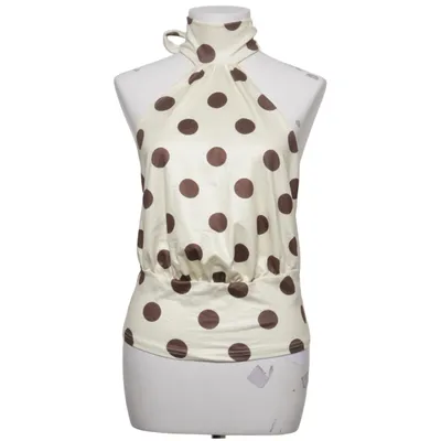 Haut dos-nu (Beige, Marron) de Shein Élasthane, Polyester