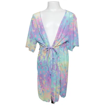 Robe de plage (Multicolore) de Shein Élasthane, Polyester