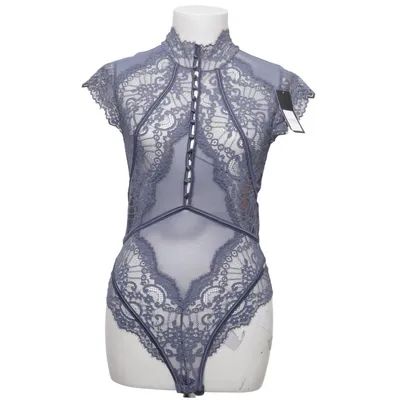 Body (Blauw) van Noir by Hunkemöller Katoen, Elastaan, Polyamide, Polyester