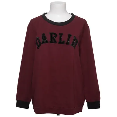 Sweatshirt (Rouge) de Margittes Coton, Élasthane, Polyester