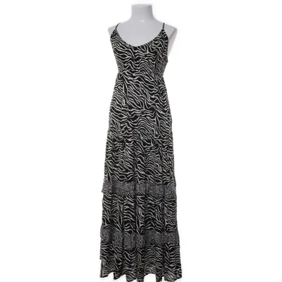 Maxikleid (Schwarz, Weiß, Mehrfarbig) von Lusana Viskose