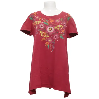T-shirt (Rød, Flerfarvet) fra Gudrun Sjödén Økologisk bomuld