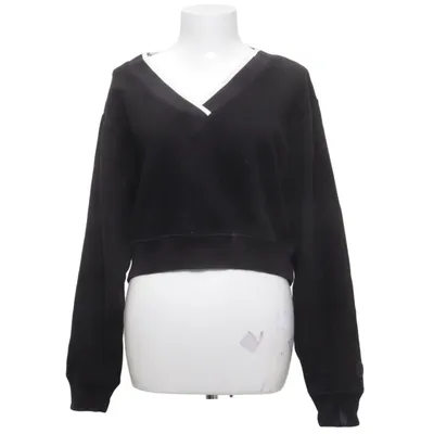 Sweatshirt (Noir, Blanc) de Pink Victoria's Secret Coton, Polyester