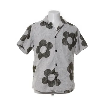 Kortärmad skjorta (Grön, Vit) från Oas Bomull