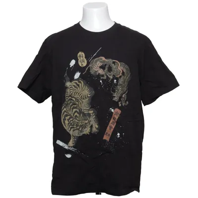 T-shirt (Sort, Flerfarvet) fra Uniqlo x UT Bomuld