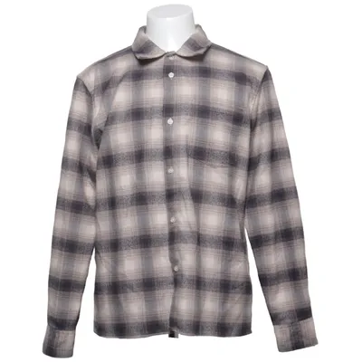 Flannel shirt (Gray, Beige) from Brothers Polyester, Viscose, Wool