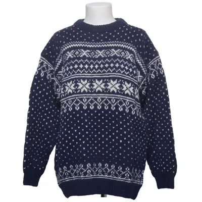 Noorse trui (Blauw, Wit)